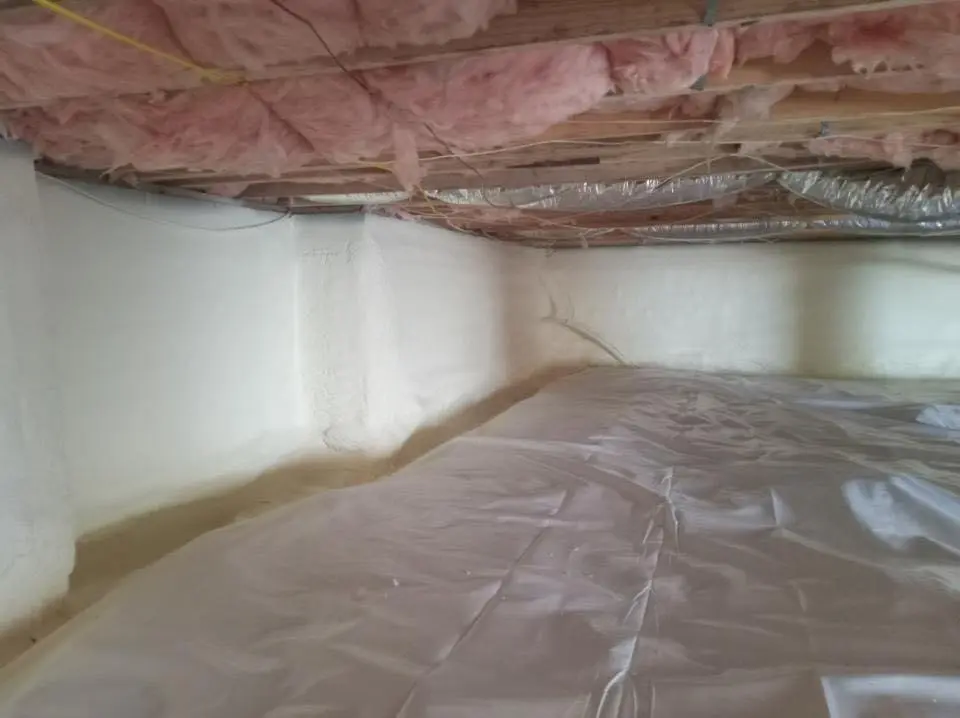 Crawl space encapsulation with closed-cell spray foam for Spray Foam Roofing in Hawaiian Gardens